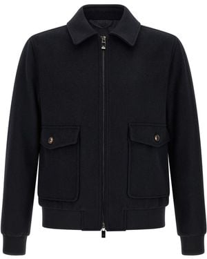 Pal Zileri Wool Cloth Jacket - Blue
