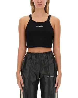 Palm Angels Tank Top - Black