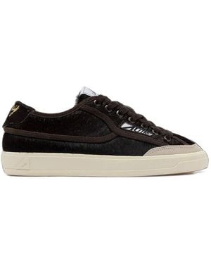 Autry Sneakers "Windscape Low" Effetto Cavallino - Black
