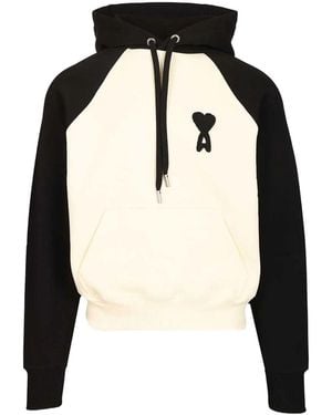 Ami Paris Boy Fit Hoodie - Black