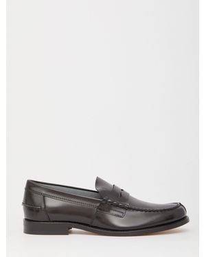 Tod's Leather Loafers - Gray