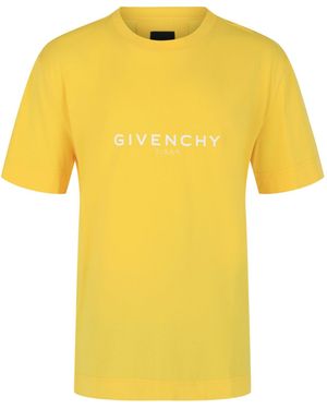 Givenchy Graphic Logo T-Shirt - Yellow