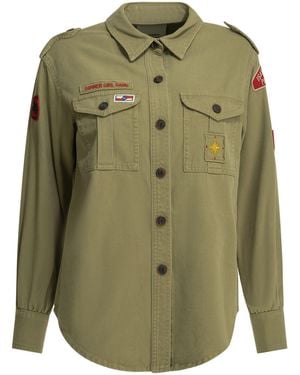 Isabel Marant "Umberta" Overshirt Jacket - Green