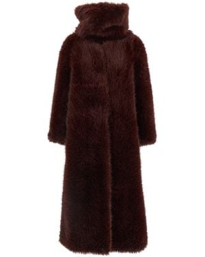 B&B COUTURE 'Biscuit' Eco Fur - Red