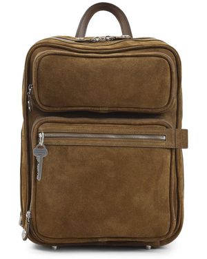 Acne Studios Camero Gym Suede Backpack - Brown