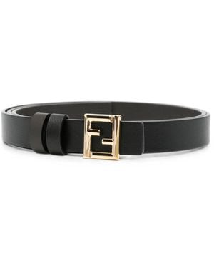 Fendi Belt Rev 2 Cm Ff Bold Grac Bic - White