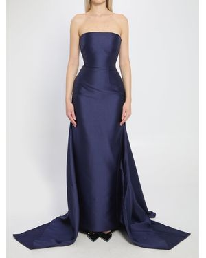 Solace London Imani Maxi Dress - Blue