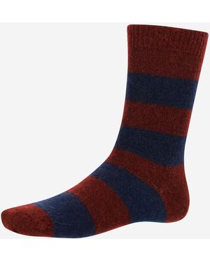ANT45 Sacramento Mohair Blend Socks - Blue