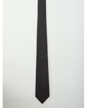Gucci Double G Silk Jacquard Tie - White