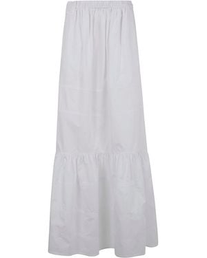 Mantu Midi Skirt - White