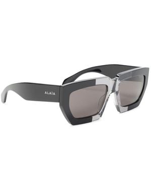 Alaïa Acetate Sunglasses - Black