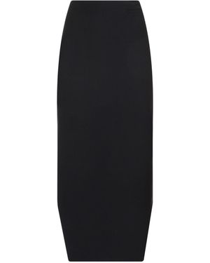 Givenchy Front Kick Skirt - Black