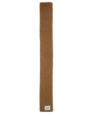 Jil Sander Scarf With Logo - Natural
