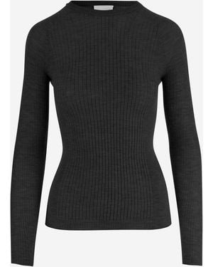 Sa Su Phi Cashmere And Silk Knit - Black