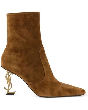 Saint Laurent Stivaletti Opyum - Brown