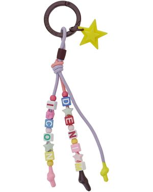 ICON DENIM Keyring With Star Charm - Multicolor