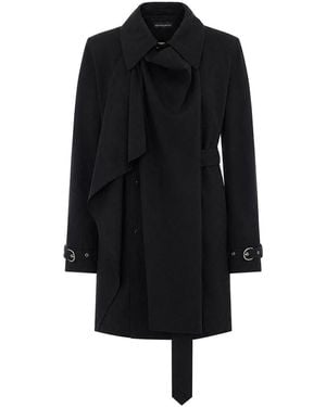 Ann Demeulemeester Reppa Fluid Trench - Black