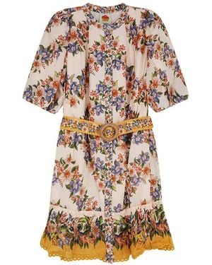 FARM Rio Mini Dress - White
