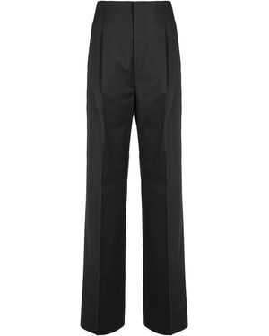 Alberta Ferretti Wool Pants - Black