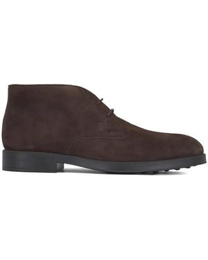 Tod's Suede Desert Boots - Brown