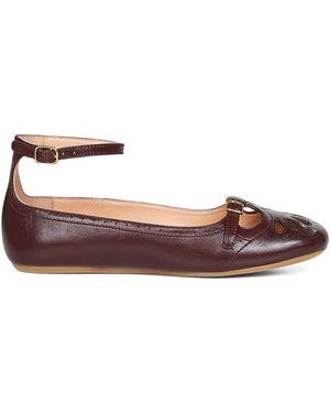 Chloé Lambskin Misty Ballet Flats - Purple