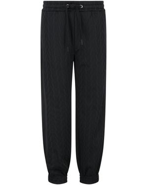 Valentino Jersey Knit Vlogo Sweatpants - Black