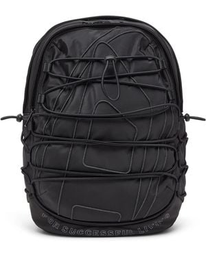 DIESEL Mini Back Panel Handle Laptop Backpack With Padded Adjustable Straps - Black