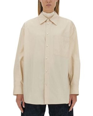 Lemaire Long Shirt - Natural