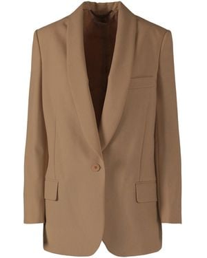 Stella McCartney Allison Wool Blazer - Brown