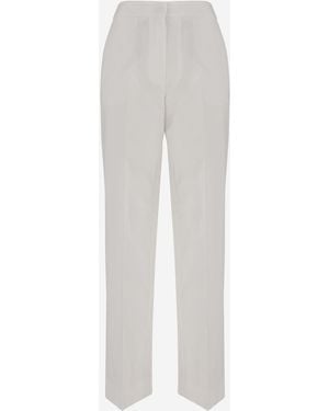 Ql2 Stretch Cotton Pants - White