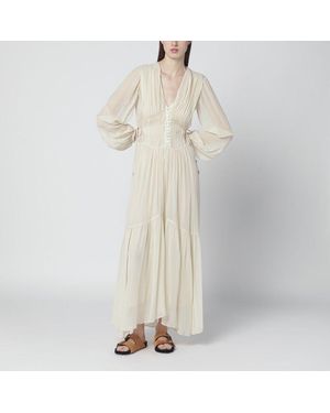 Isabel Marant Ecru Viscose Jacket - Natural