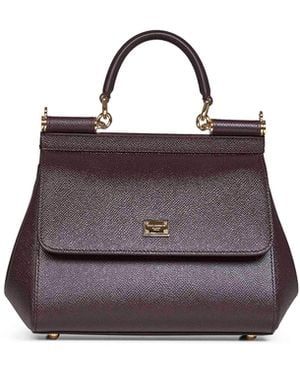 Dolce & Gabbana Wine Must Small Sicily Handbag - Brown