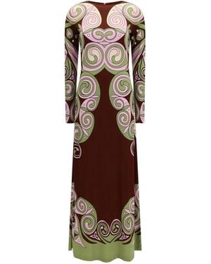 La DoubleJ Fitted A Line Dress - Natural