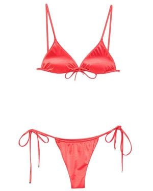 VENUJA Triangle Bikini Top - Red