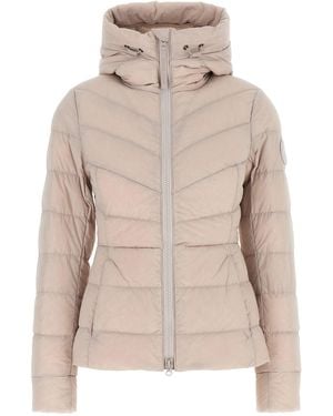 Canada Goose Quilted 'Clair' Padded Down Jacket - Natural
