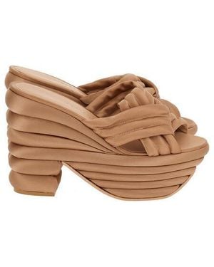 Ferragamo Sandal — Tan/Camel - Brown