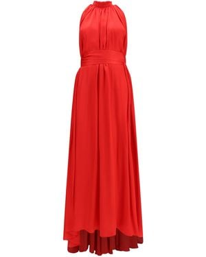Sa Su Phi Dress Belted Pleated - Red