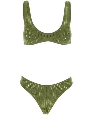 VENUJA Bikini High-Cut - Green