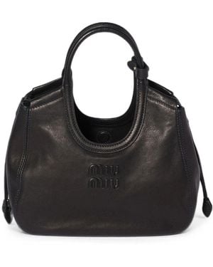 Miu Miu Borsa Shopping Ivy - Black