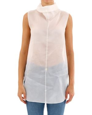 The Row Mora Silk Tunic - White