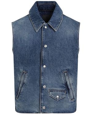 Givenchy Denim Vest - Blue