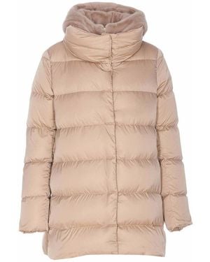 Herno Satin Down Jacket - Natural