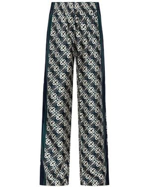 CASABLANCA Monogrammed Printed Pants - Green