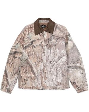 Represent "Real Tree Camo" Trucker Jacket - Multicolor