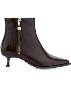 Ganni Ana Ankle Boots - Brown