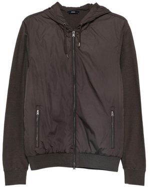 Herno Cotton Polyester Sweatshirt Jacket - Brown