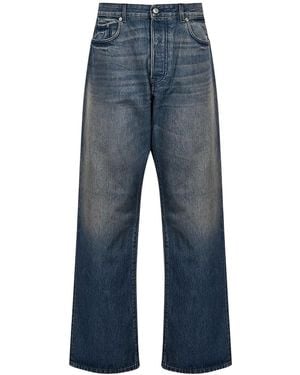 Dries Van Noten Peyter Den 4410 M.W.Pants Blu - Blue