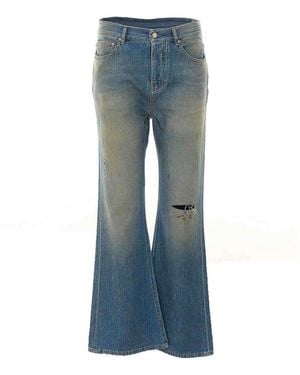 Amiri Desert Sky Slash Bootcut Jeans - Blue