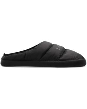 Balenciaga Polyamide And Fleece Alaska Slipper - Black