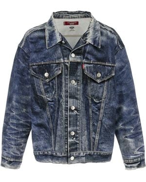 Junya Watanabe X Levi's Denim Effect Jacket - Blue